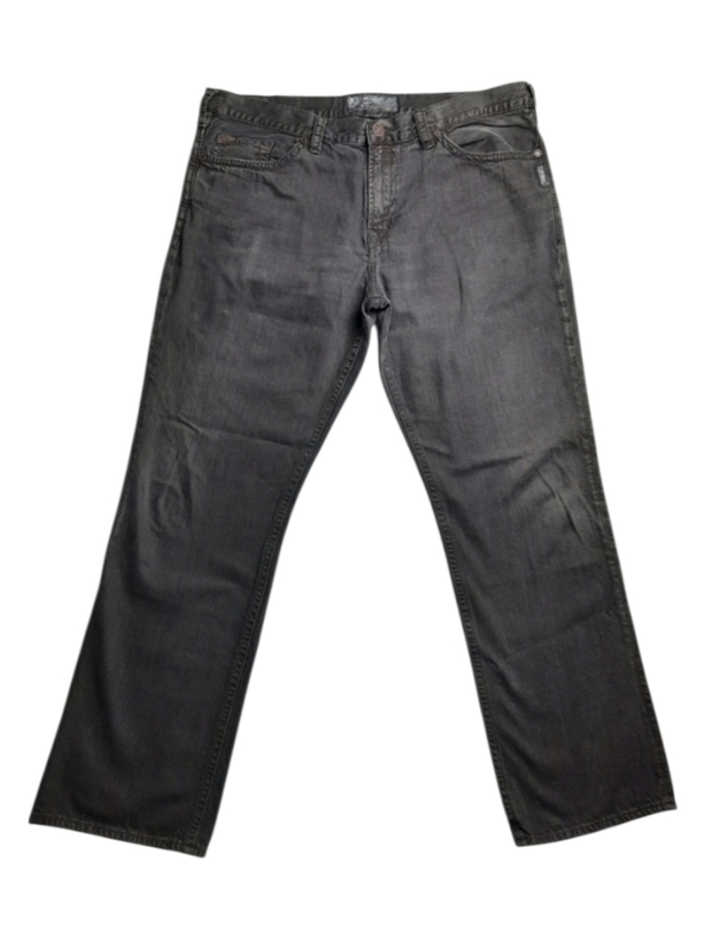 Silver Jeans Grayson Heritage Straight Leg Black Denim Jeans SZ 38x32